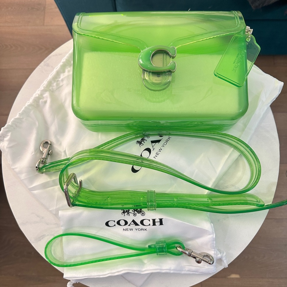 Coach Green Jelly Tabby